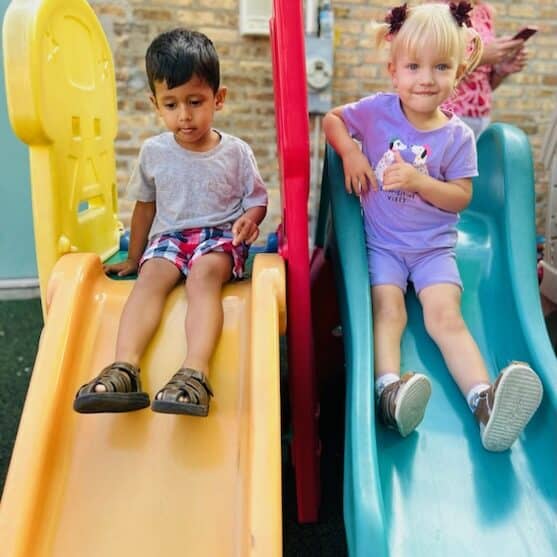 Healthy meals at Fantasy Island daycare Chicago