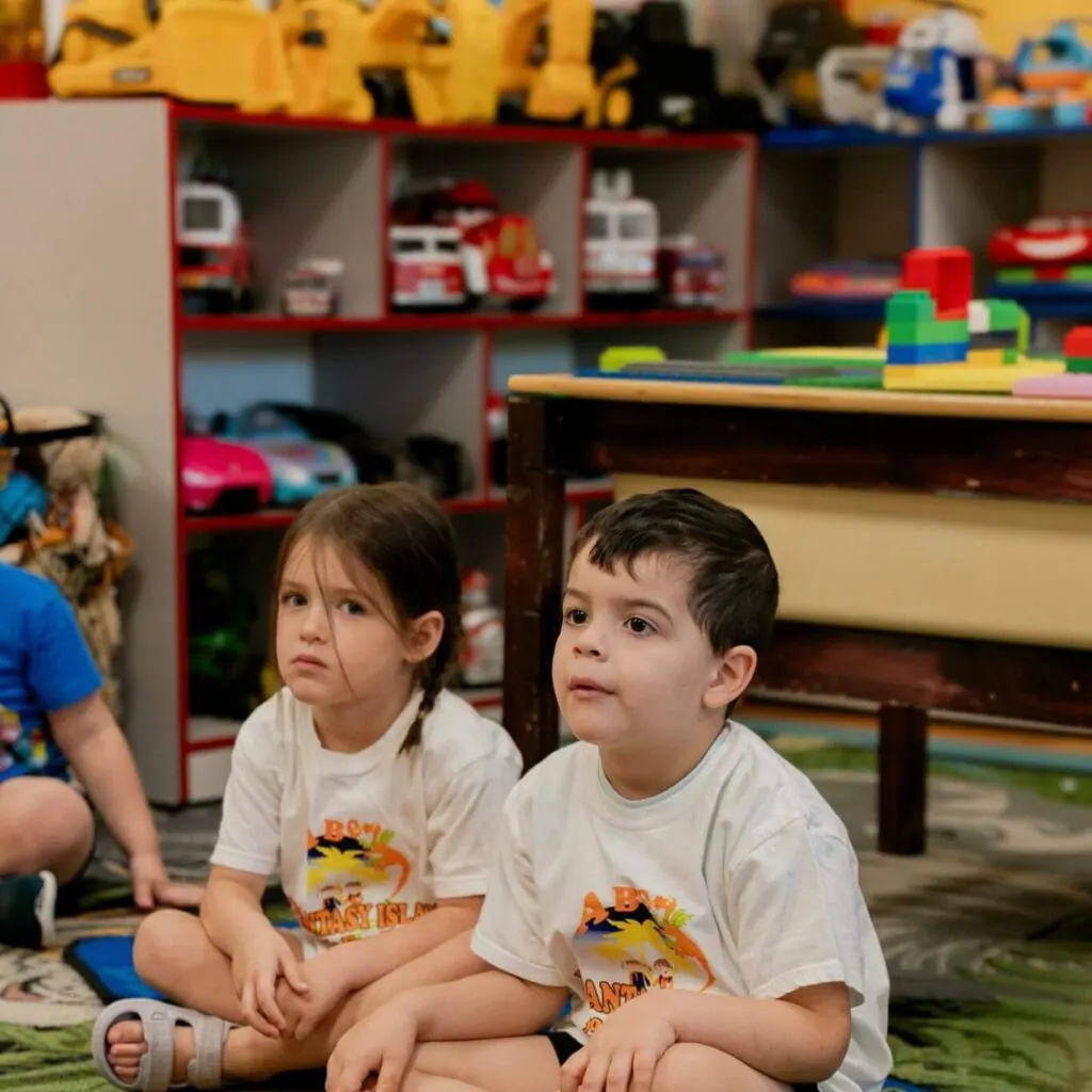 Kindergarten children at Fantasy Island Schools for Kids near Norwood Park